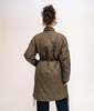 TAION Flyfront Long Down Jacket - Olive Military - Thumbnail 6