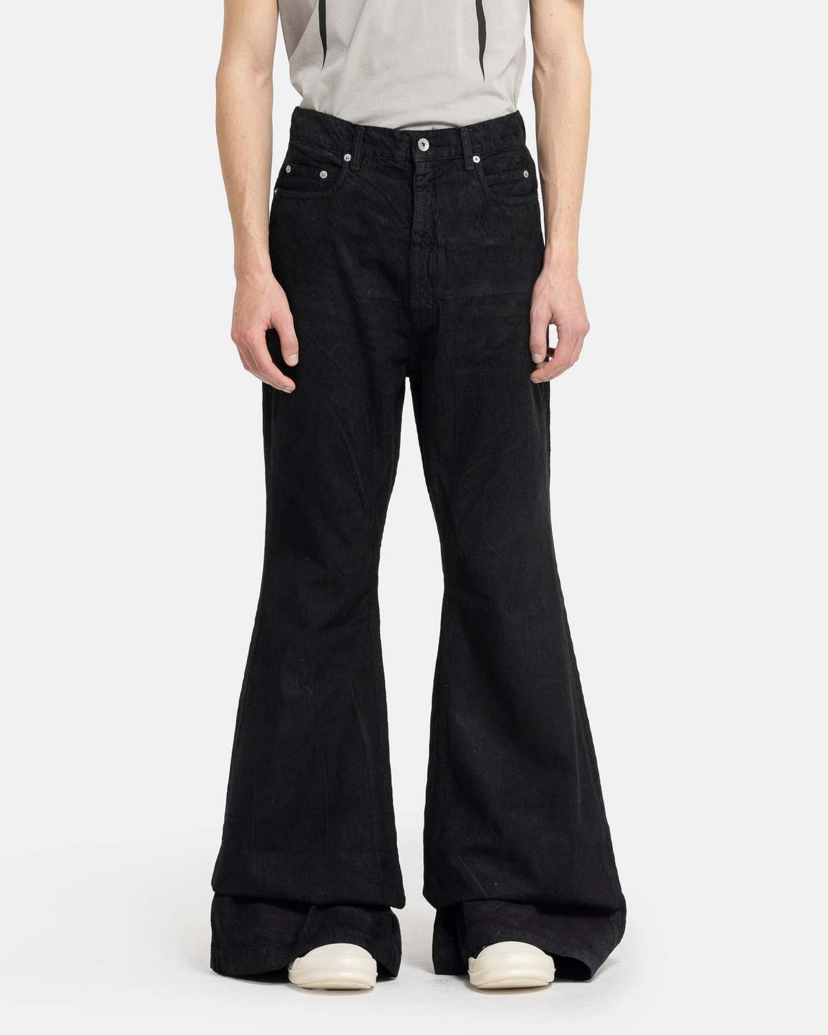 Rick Owens Bolan Bootcut Jeans - Black | Garmentory