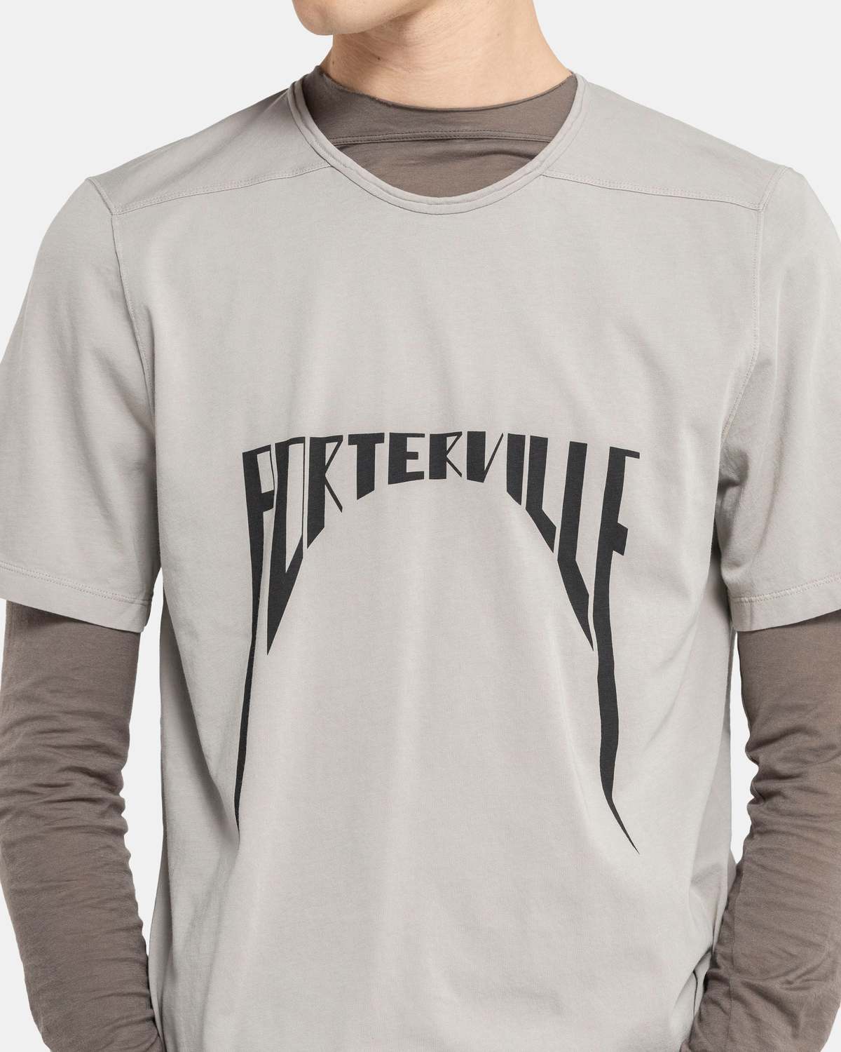 【関税込み】Rick Owens グレー Porterville  Tシャツ Gray Porterville Jumbo T-Shirt by Rick Owens DRKSHDW on Sale