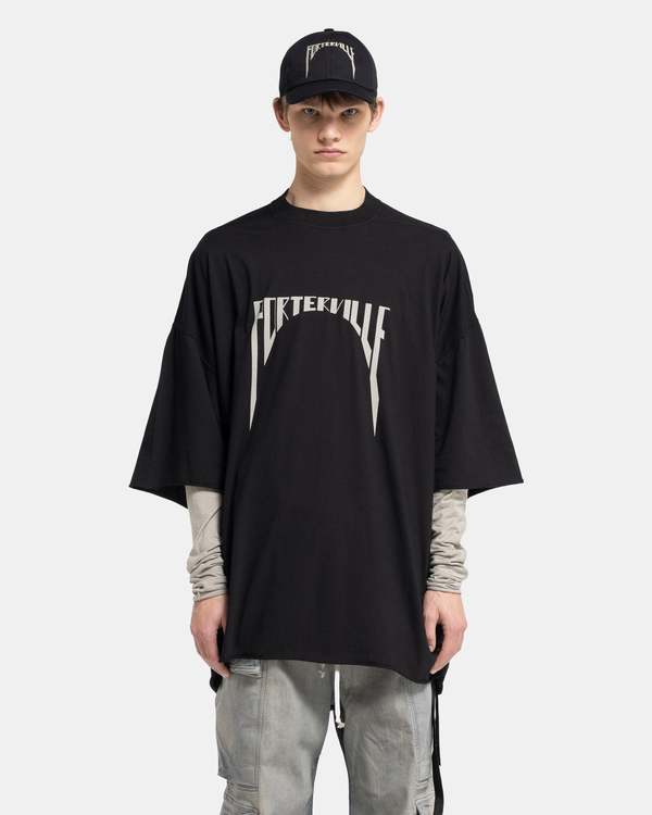 Rick Owens Porterville Tommy T-Shirt - Black/Pearl | Garmentory