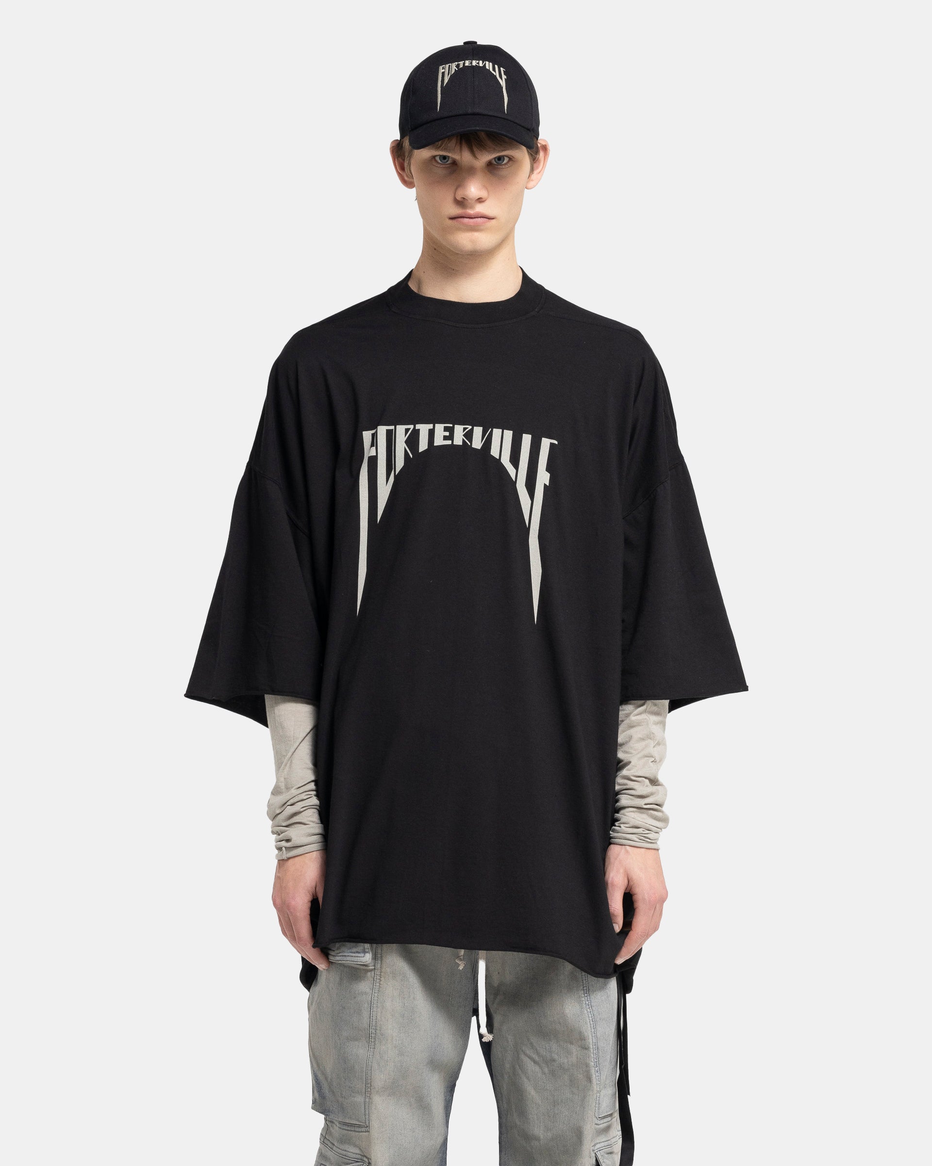 【関税・送料込】RICK OWENS Porterville Short Level Tシャツ yellow-porterville-short-level