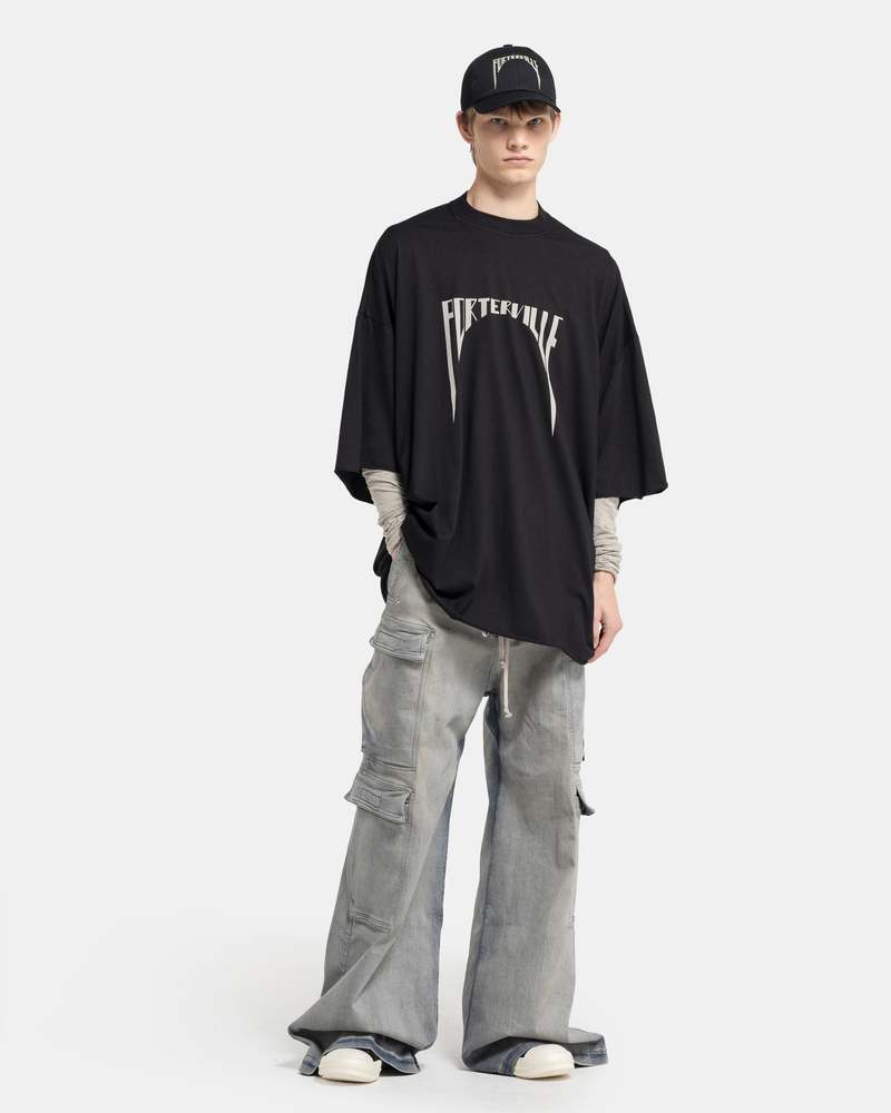 【関税込み】Rick Owens ブラック Porterville Double Tシャツ tshirt-1-1-a1eb8.jpg?fit=max&w