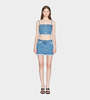 SYSTEM Raw Cut Denim Tank Top - Navy - Thumbnail 4