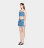 SYSTEM Raw Cut Denim Tank Top - Navy - Thumbnail 5