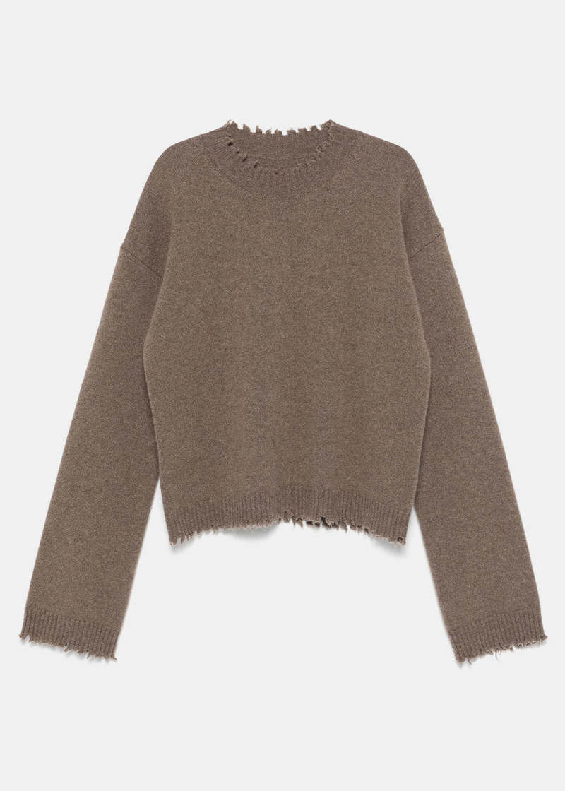Uma Wang Long Sleeves Top Brown Garmentory