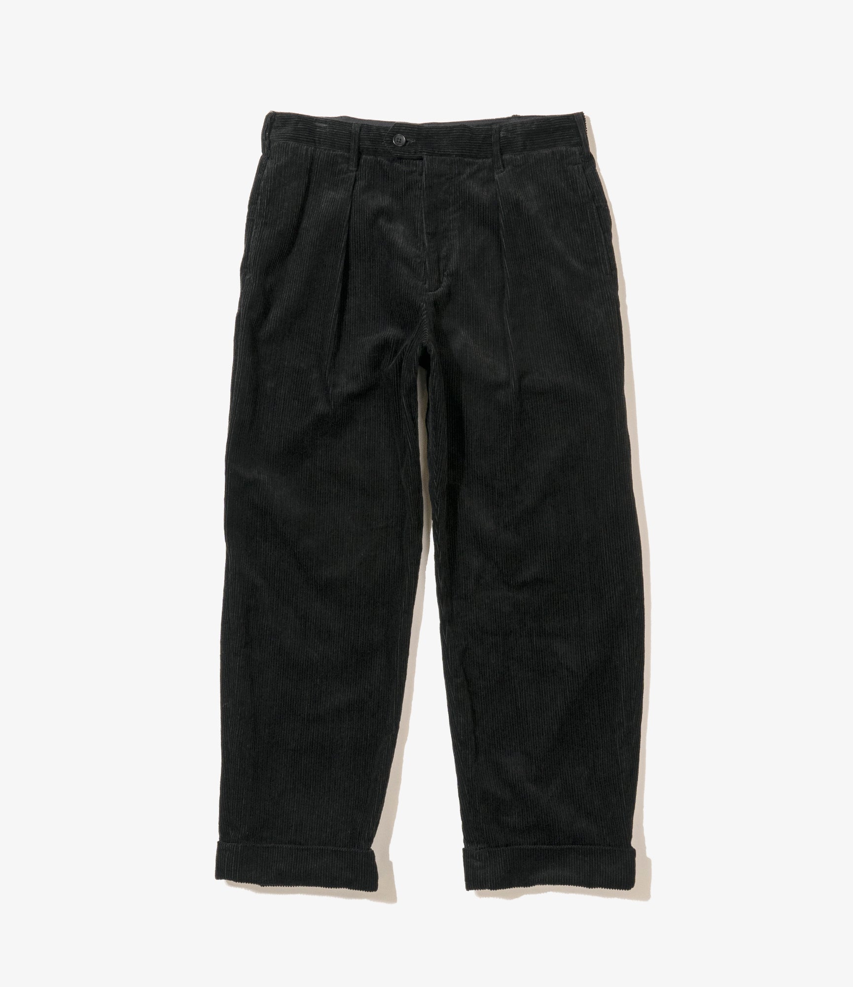 Engineered Garments Cotton 8W Corduroy Carlyle Pant - Black
