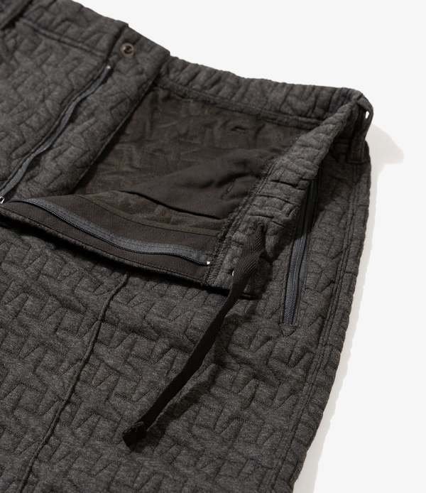 Engineered Garments PC Quilted Jersey Knit Leisure Pant - Charcoal