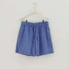 TEKLA Poplin Shorts - Boro Stripes - Thumbnail 1