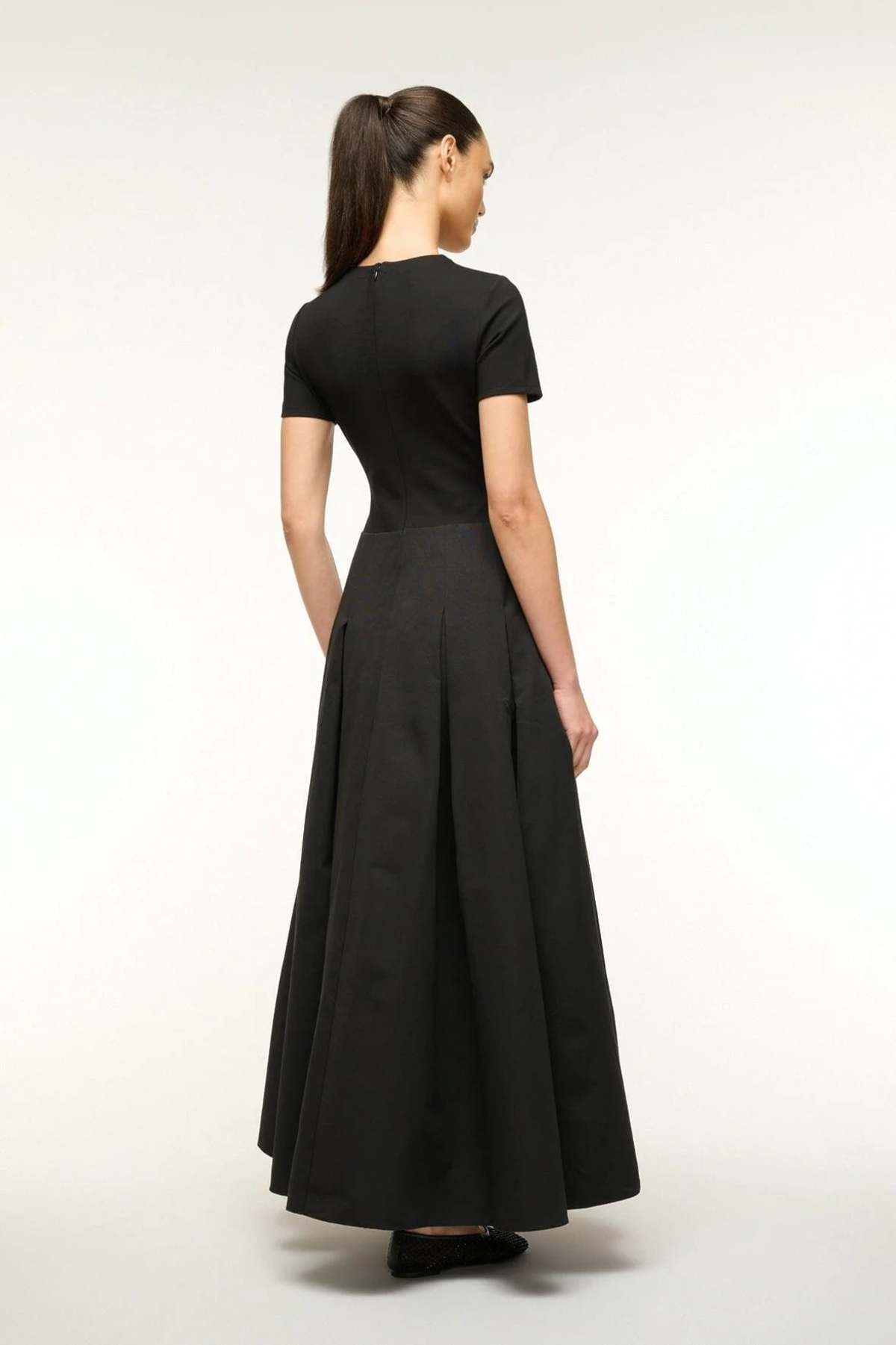 Staud Hopper Dress - Black | Garmentory