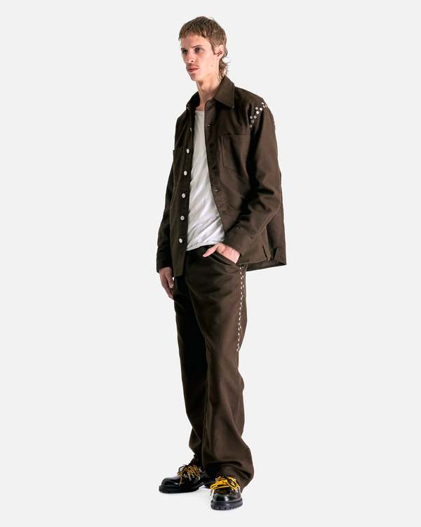 Namacheko Kean Trouser - Brown | Garmentory