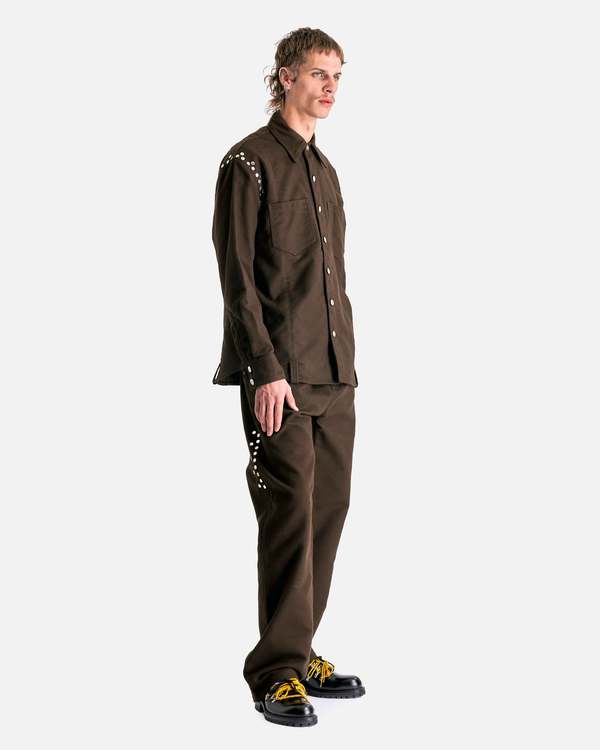 Namacheko Moleskin Overshirt - Brown | Garmentory