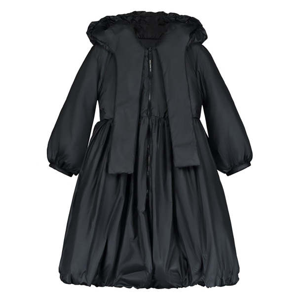 Little Creative Factory Rebel Padded Bow Coat - Black