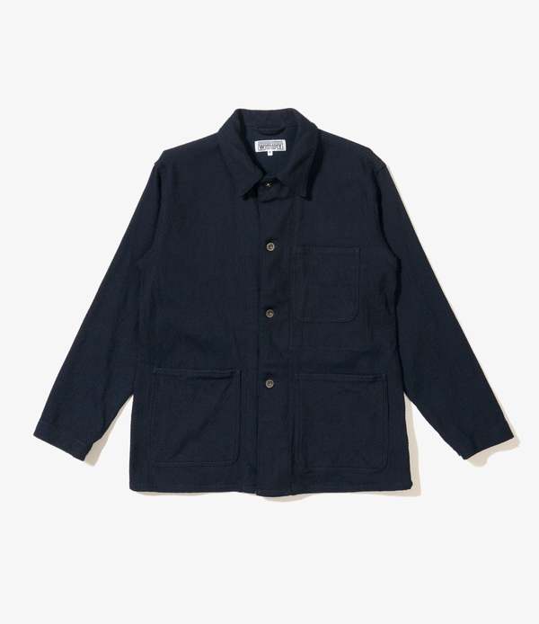 ENGINEERED GARMENTS WORKADAY XS ネイビー Engineered Garments Workaday Utility Jacket Dark Navy Reverse