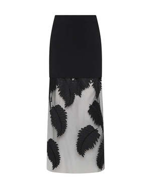 aje wilder knit maxi dress Aje Wilder Knit Midi Dress in Black
