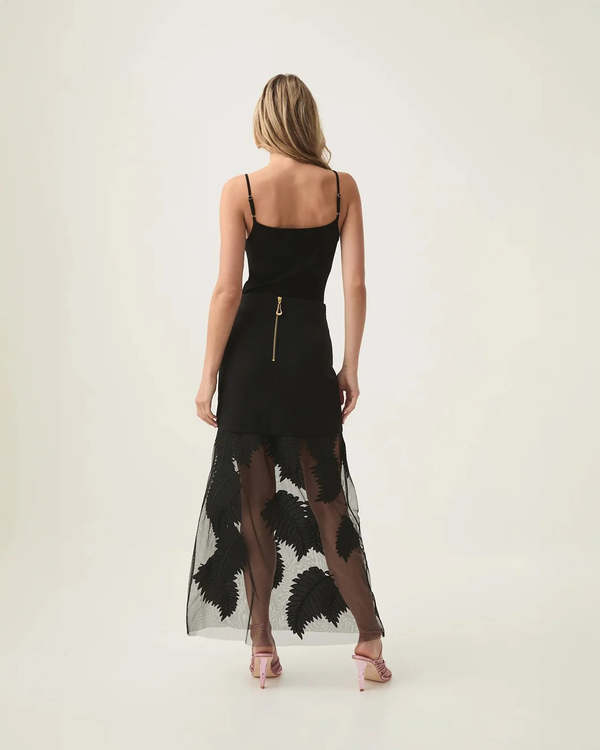 aje wilder knit maxi dress Wilder Knit Maxi Dress | Black