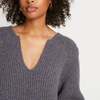 Santicler Kaya Ribbed Pure Cashmere Sweater - Cobalt Stone - Thumbnail 2