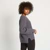 Santicler Kaya Ribbed Pure Cashmere Sweater - Cobalt Stone - Thumbnail 3