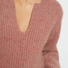 Santicler Kaya Ribbed Pure Cashmere Sweater - Red Agate - Thumbnail 3