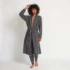 Santicler Sarah Cashmere Cardigan Robe - Heather Charcoal - Thumbnail 1