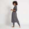 Santicler Sarah Cashmere Cardigan Robe - Heather Charcoal - Thumbnail 3
