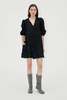 Stine Goya Puffy Sleeves Mini Dress - Jet Black - Thumbnail 2