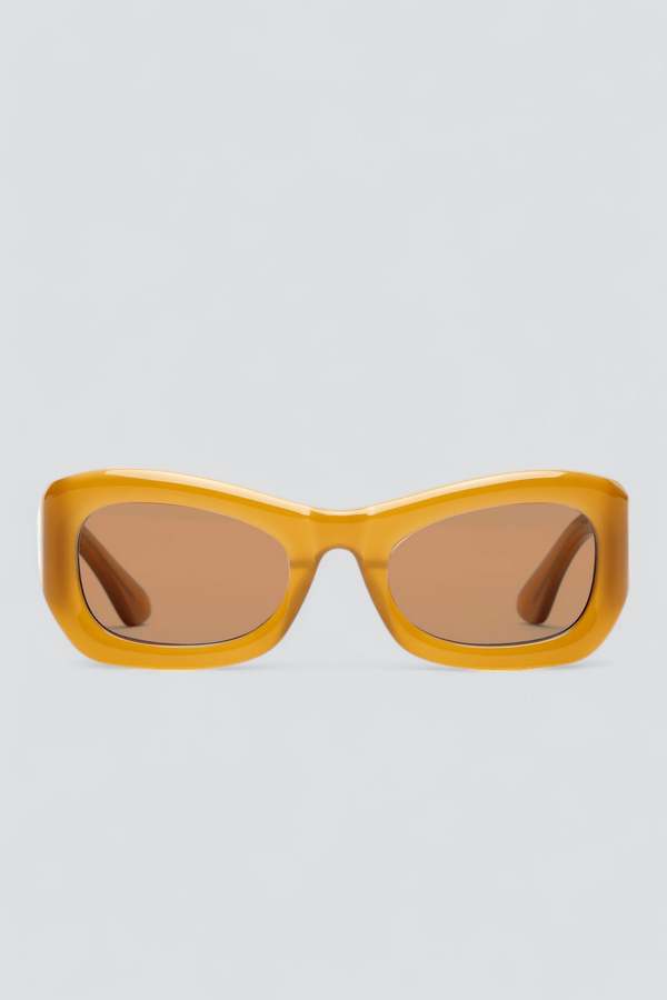 Port Tanger Acetate Sunglasses - Yellow/Tangerine | Garmentory