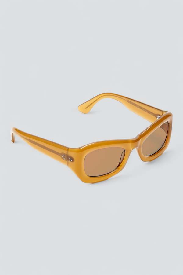 Port Tanger Acetate Sunglasses - Yellow/Tangerine | Garmentory