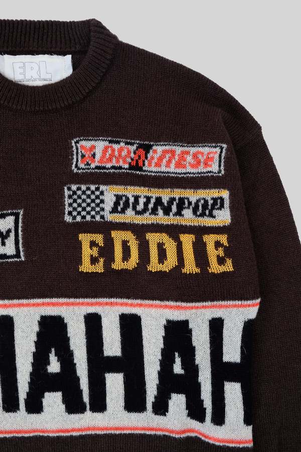 ERL Hahaha Wool Mohair Sweater | Garmentory