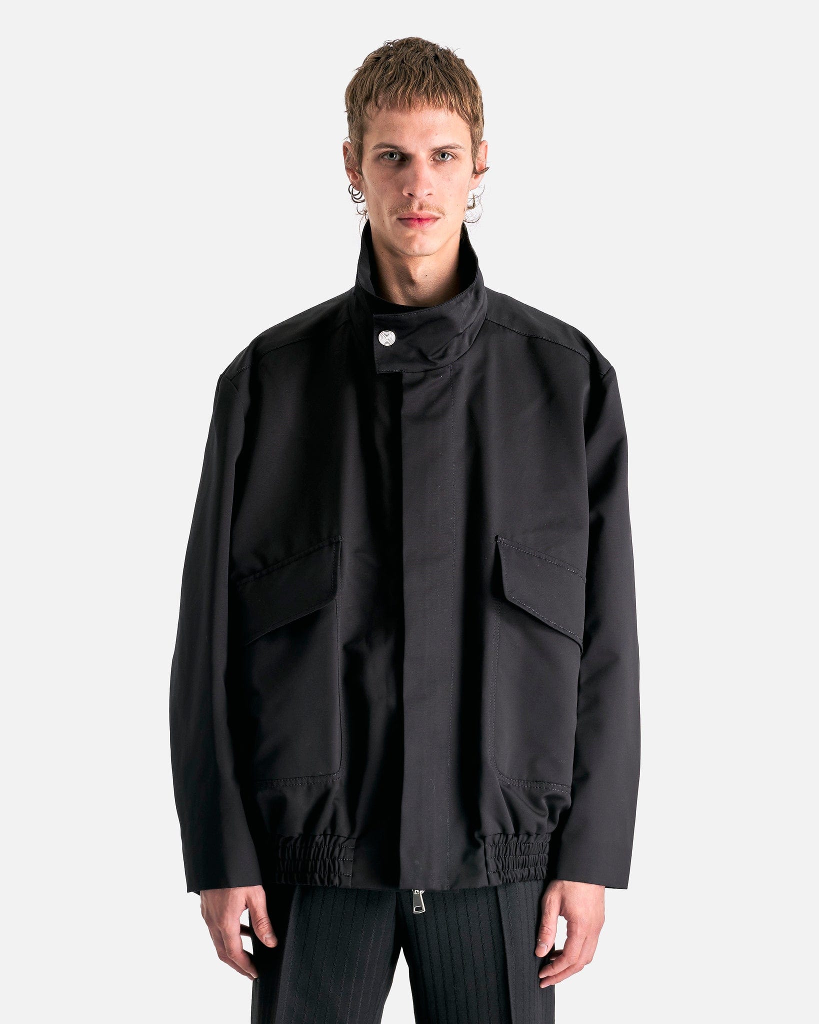 ジャケット・アウター namacheko 24ss fyris stand collar jacket Namacheko Fyris Jacket - Magnesium Blue | Garmentory