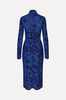 Stine Goya Gathered Long Sleeve Midi Dress - Blue - Thumbnail 3