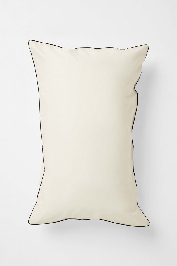 SUTRAM Contrast Edge King Pillowcase Pair