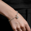 Wolf Circus Heart Lock Bracelet - Thumbnail 4