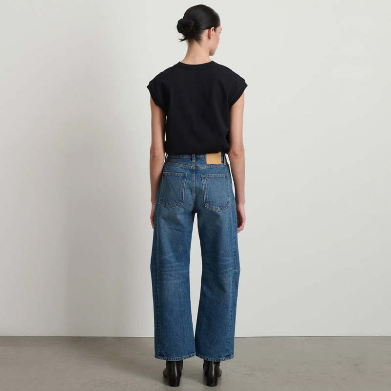 デニム・ジーパン B SIDES 'Lasso slim' jeans Blue Slim Lasso Jean Blue Rinse - Women | B Sides Jeans