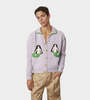 Carbone Abril Cardigan - Lilac - Thumbnail 4