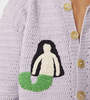 Carbone Abril Cardigan - Lilac - Thumbnail 5