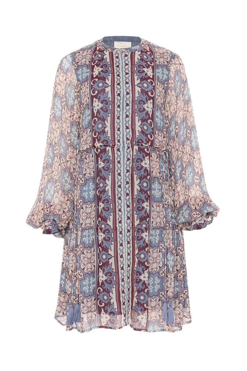 Carolina K Josefina Short Dress - Algarve Blue