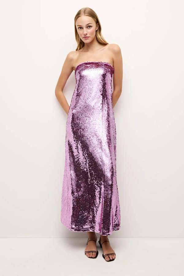 pink floral dress women Jluxlabel Women's Coastal Bloom Maxi Dress