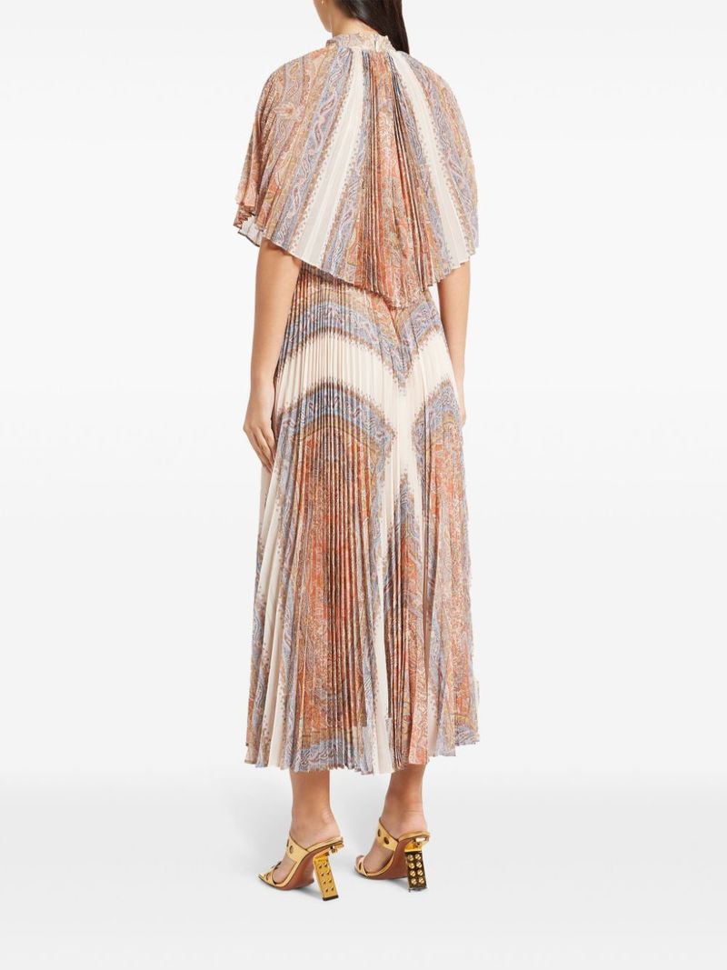 Zimmermann Illustration Sunray Midi Dress - Paisley Haze