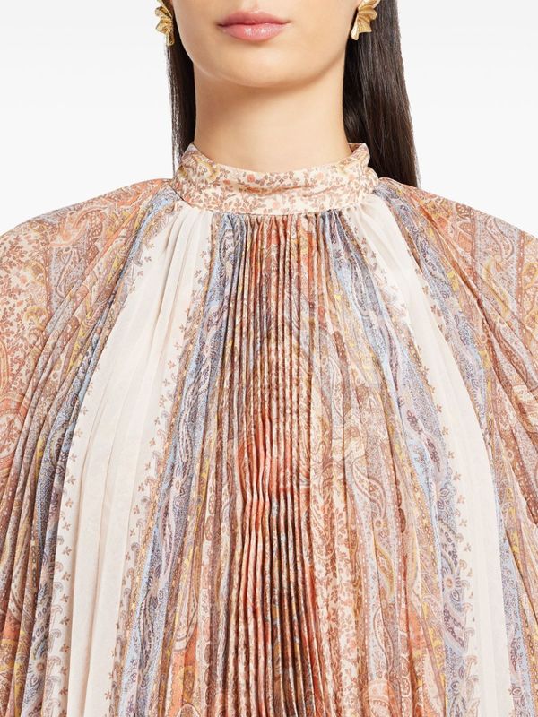 Zimmermann Illustration Sunray Midi Dress - Paisley Haze