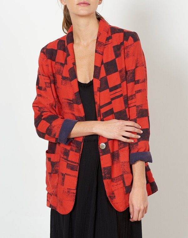Raquel Allegra Linen Shawl Blazer Raquel Allegra Linen Shawl Blazer