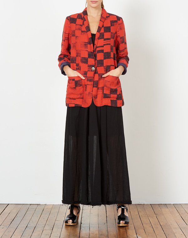 Raquel Allegra Linen Shawl Blazer Raquel Allegra Linen Shawl Blazer