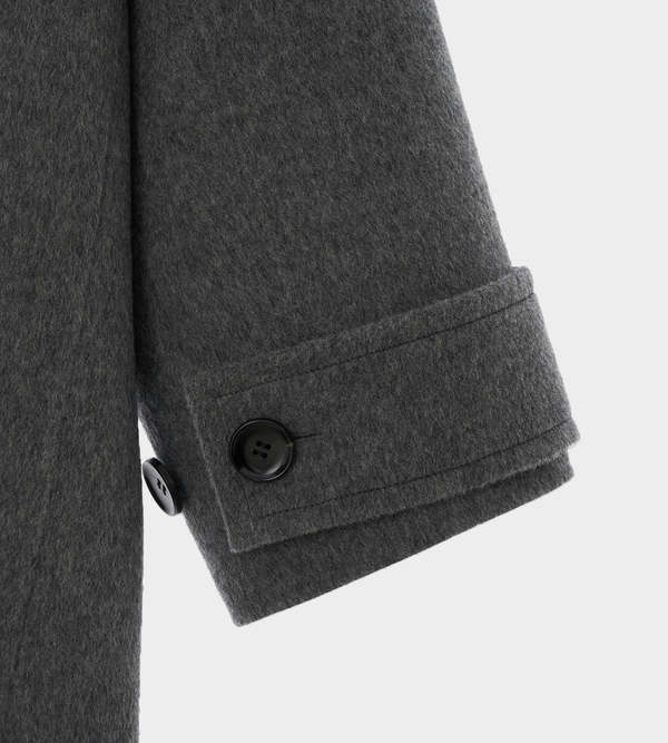 ☆Cashmere Fringe Scarf Half Coat/KIMHEKIM☆ KIMHEKIM Cashmere Fringe Scarf Half Coat | Garmentory