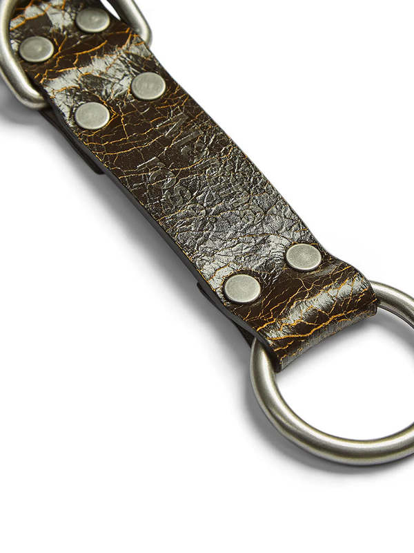 Martine Rose Bondage Keychain - Black/Yellow | Garmentory