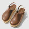 Beatrice Valenzuela Wooden Clog - Cacao - Thumbnail 2