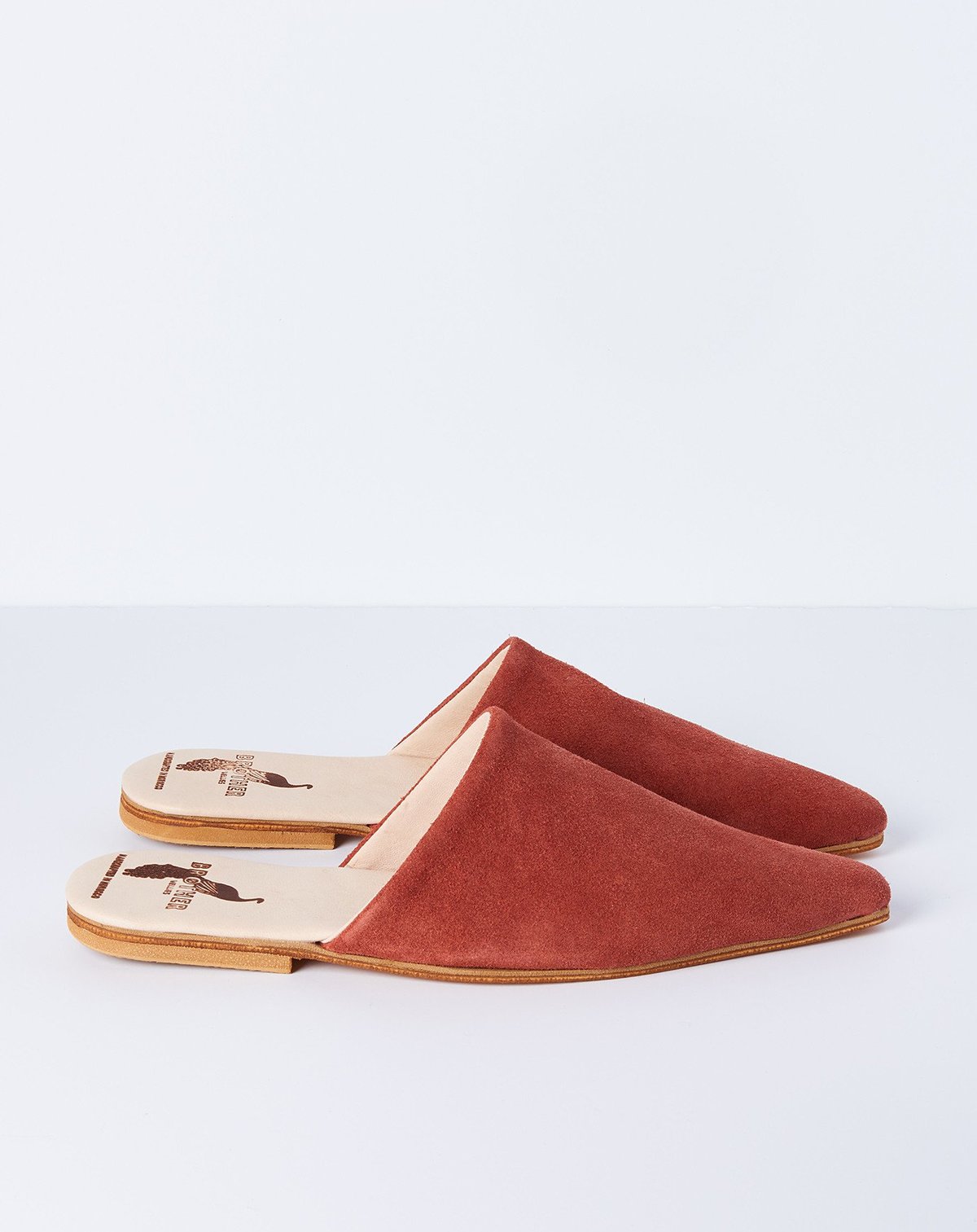 Brother Vellies Sister Mule in Burgundy Suede - Image 2 of 7