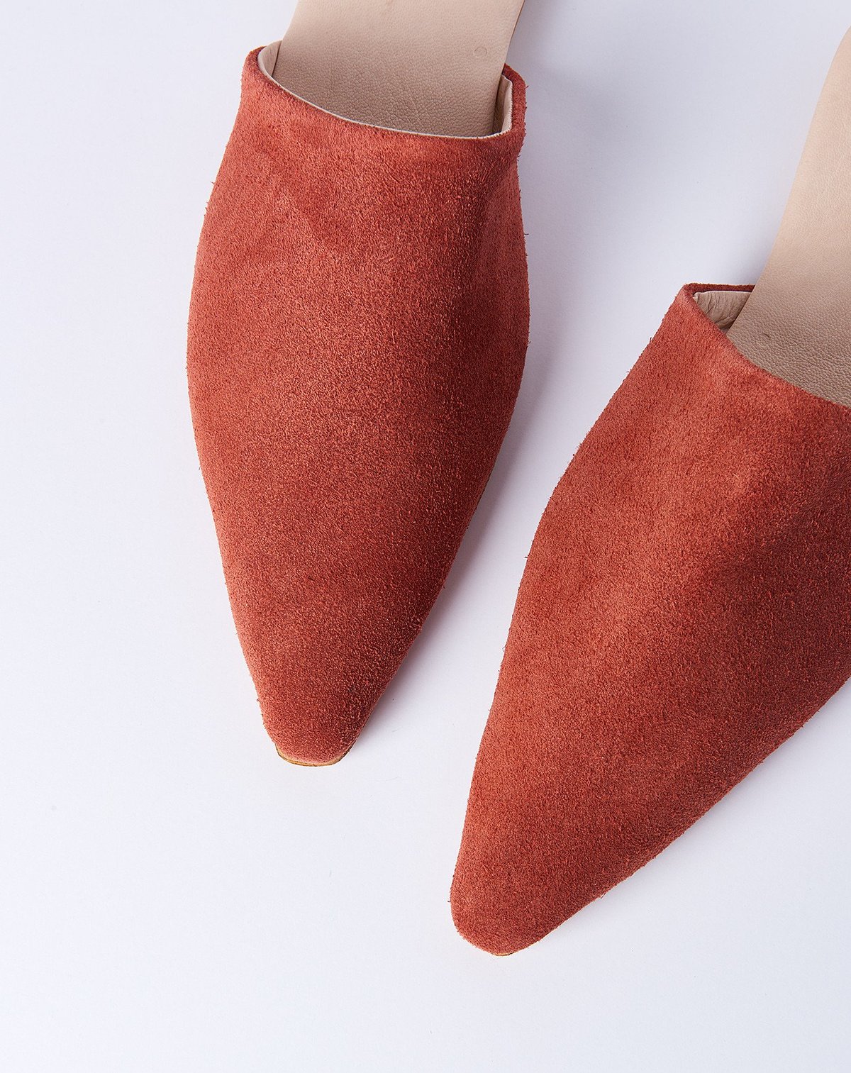 Brother Vellies Sister Mule in Burgundy Suede - Image 3 of 7