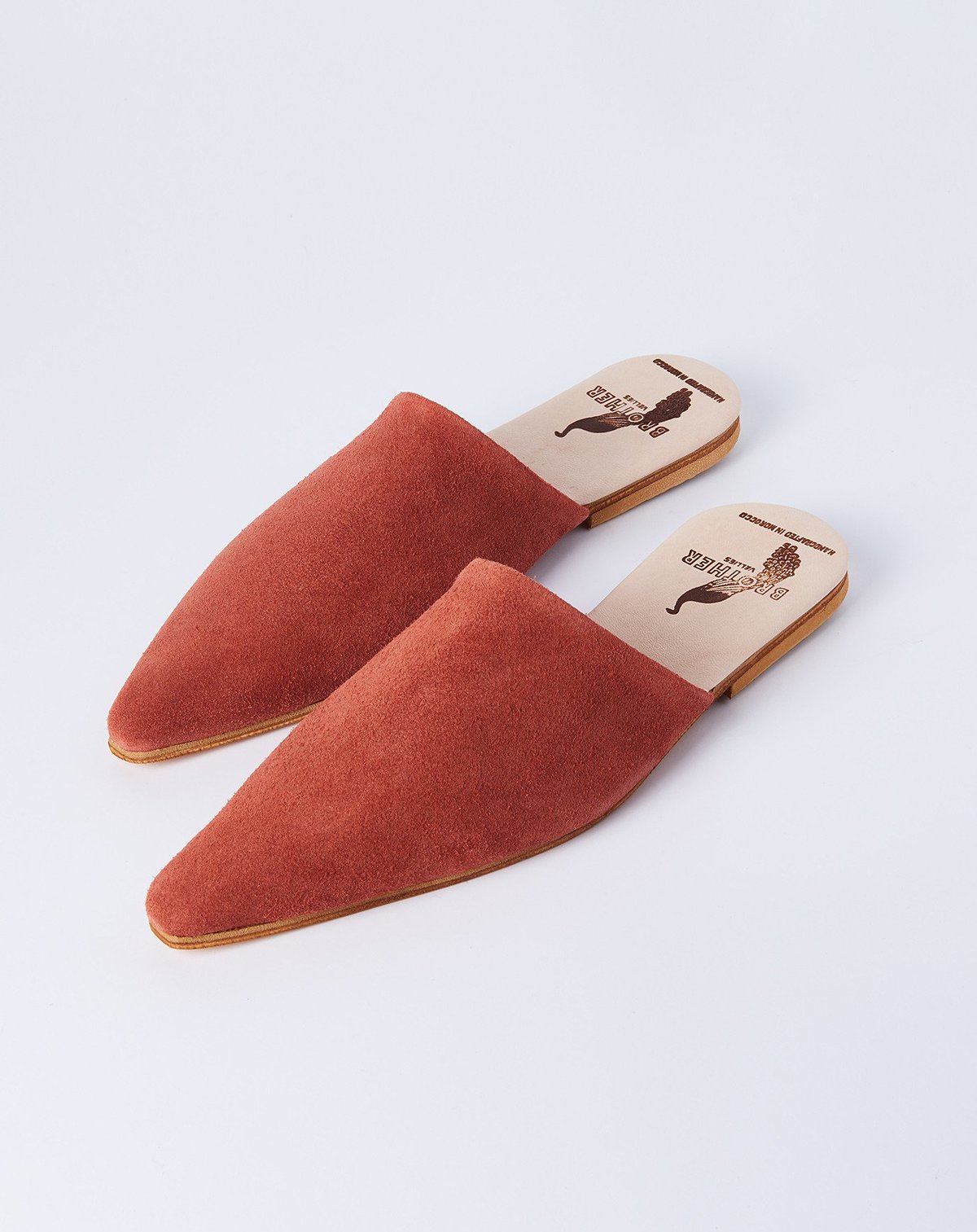 Brother Vellies Sister Mule in Burgundy Suede - Image 4 of 7