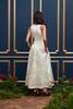 Sister Jane Sophia Jacquard Midi Dress - Pearled Ivory - Thumbnail 5