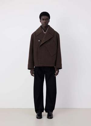 た*き様 Lemaire Dispatch Peacoat モーガン蔵人着用 Lemaire Dispatch Peacoat - Brown Chine | Garmentory