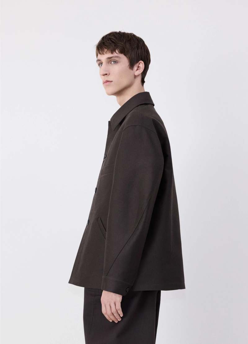 ジャケット・アウター lemaire suit coat dark brown Lemaire Brown Suit Coat Lemaire